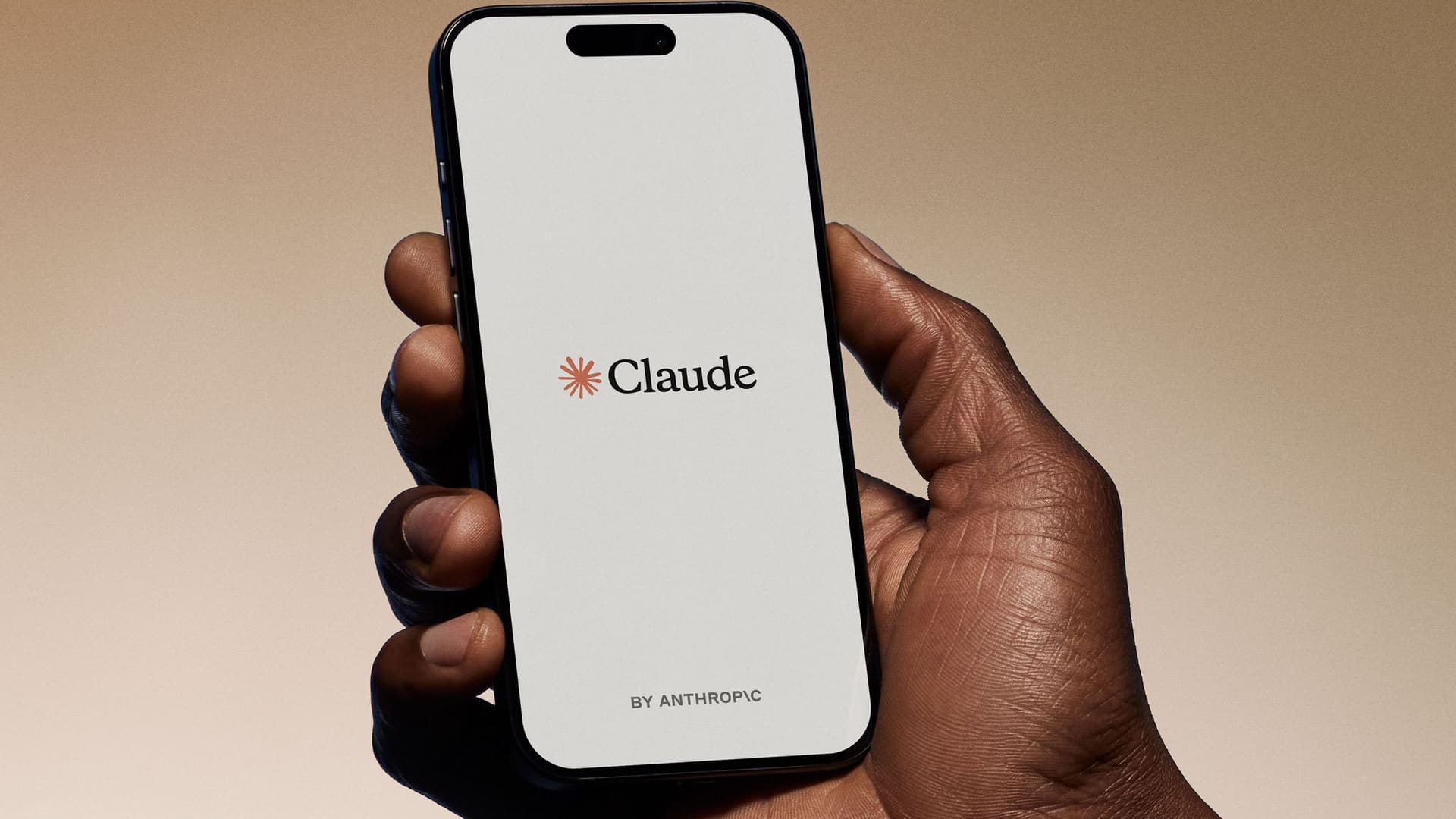 Claude AI displayed on a laptop
