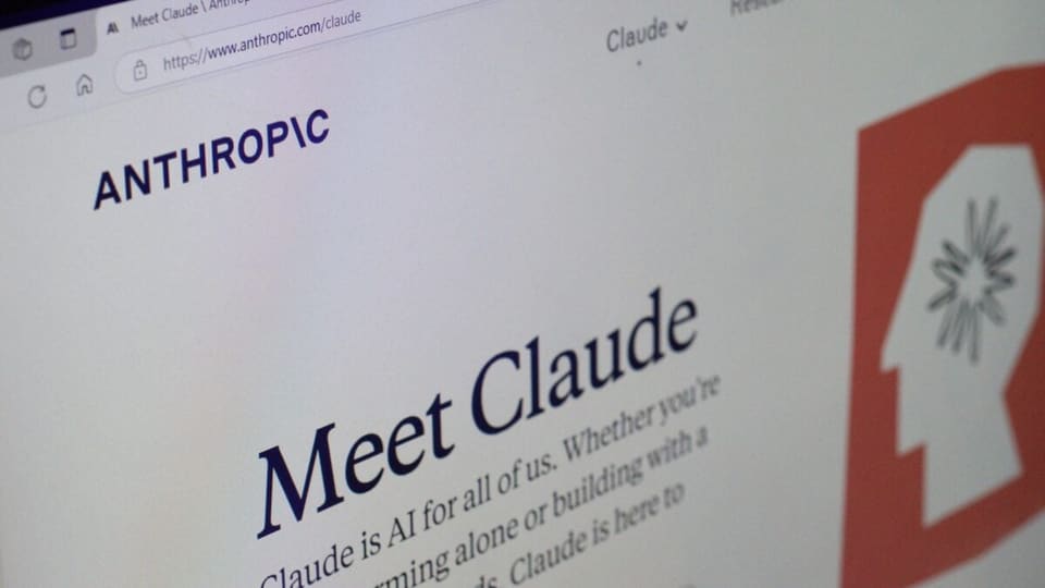 Anthropic's Meet Claude web page on a computer screen