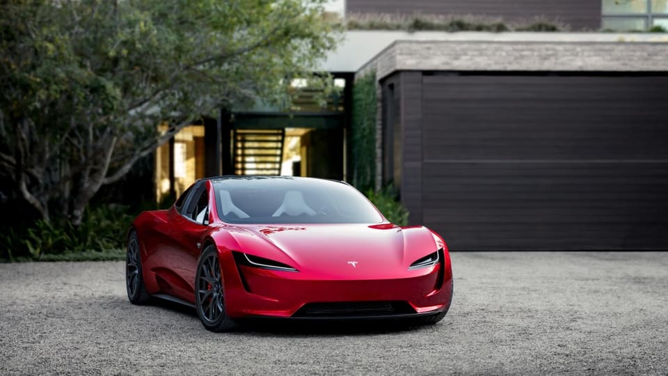 Tesla Roadster prototype vehicle
