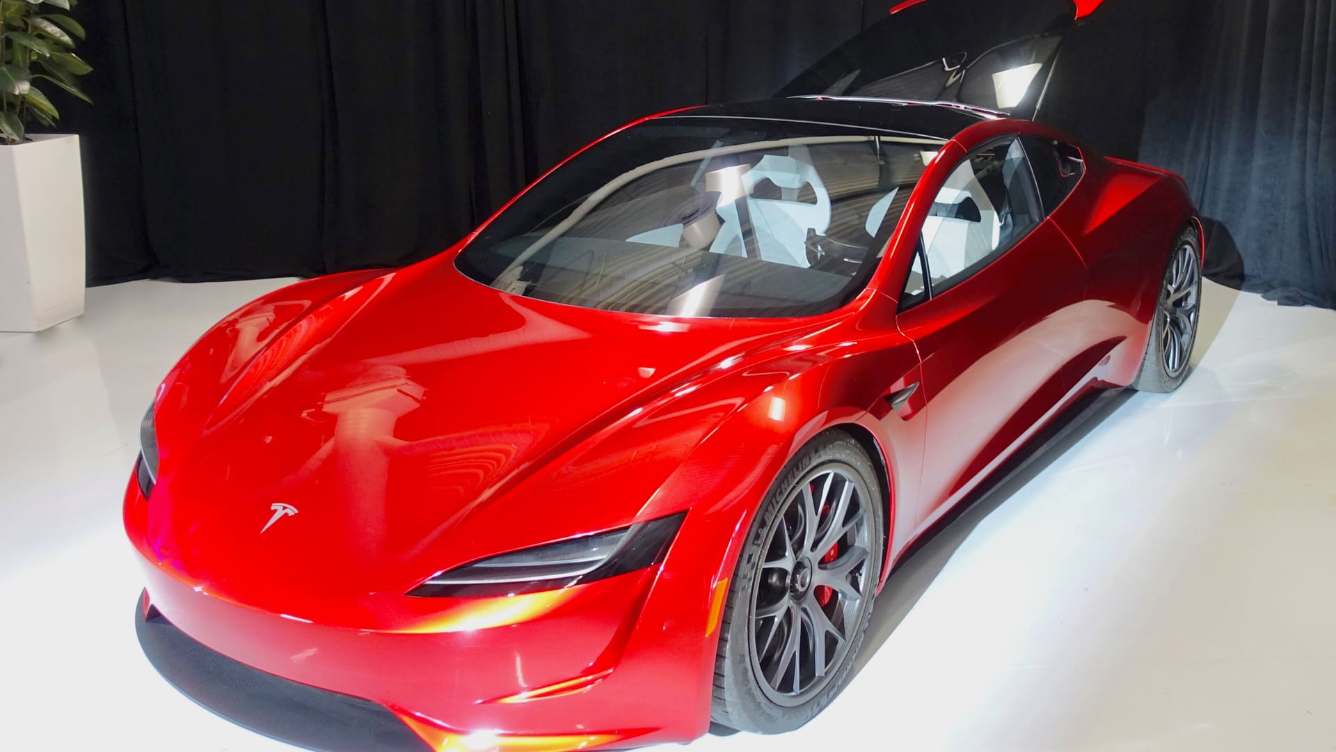 Tesla Roadster 2.0 at Tesla HQ