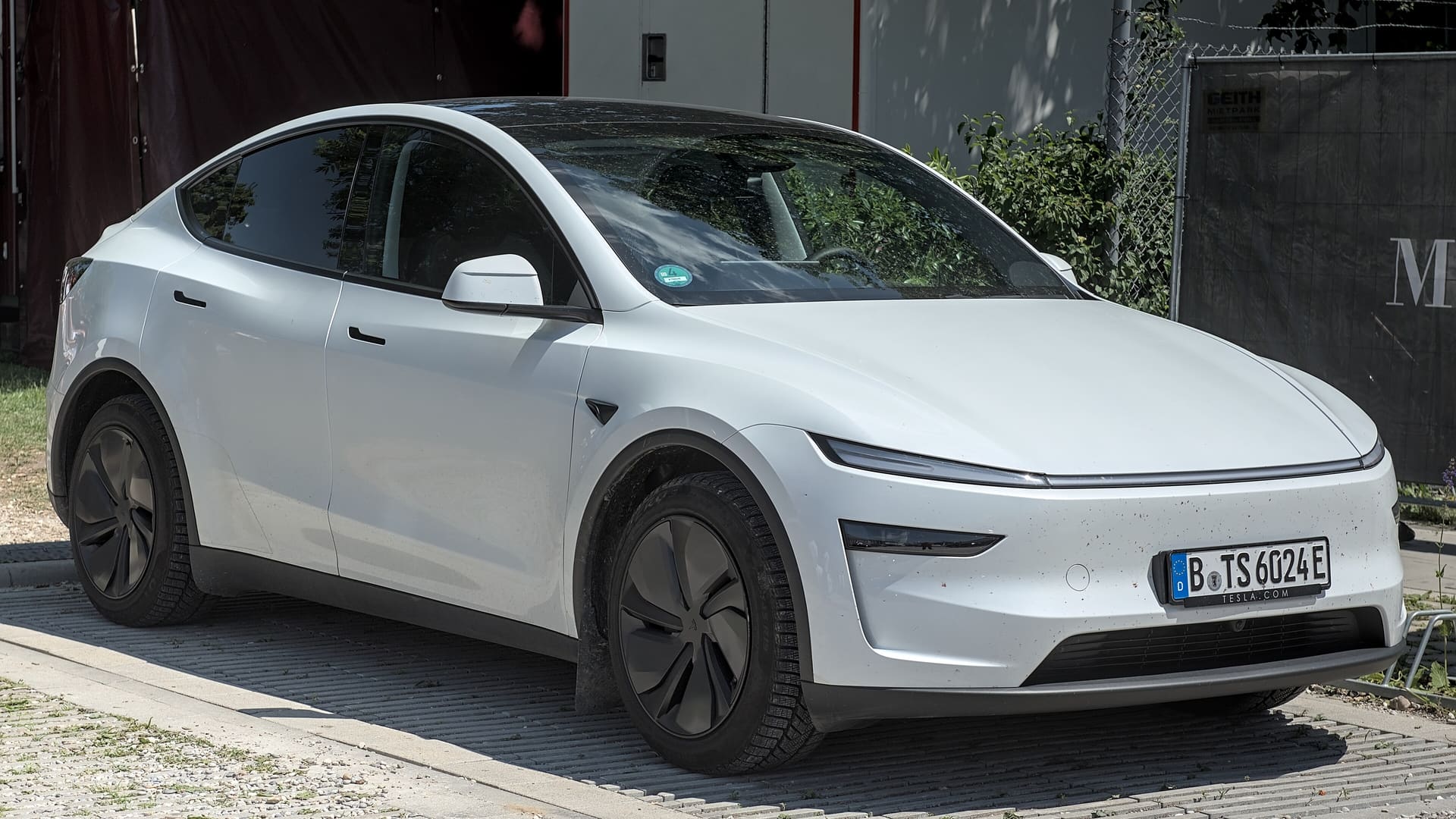 A 2025 Tesla Model Y at the MYLE Festival 2025.