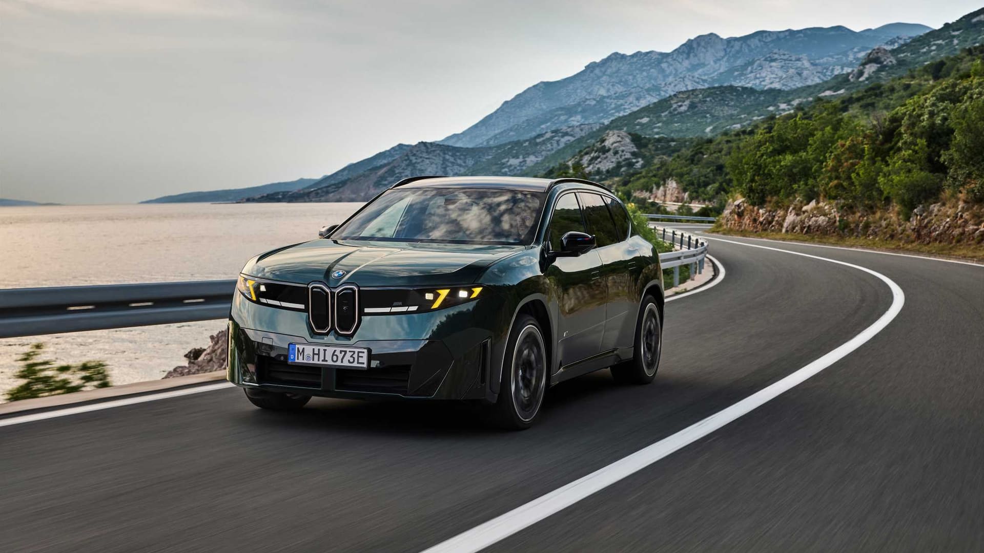 BMW iX3 M60 xDrive in an official exterior press photograph