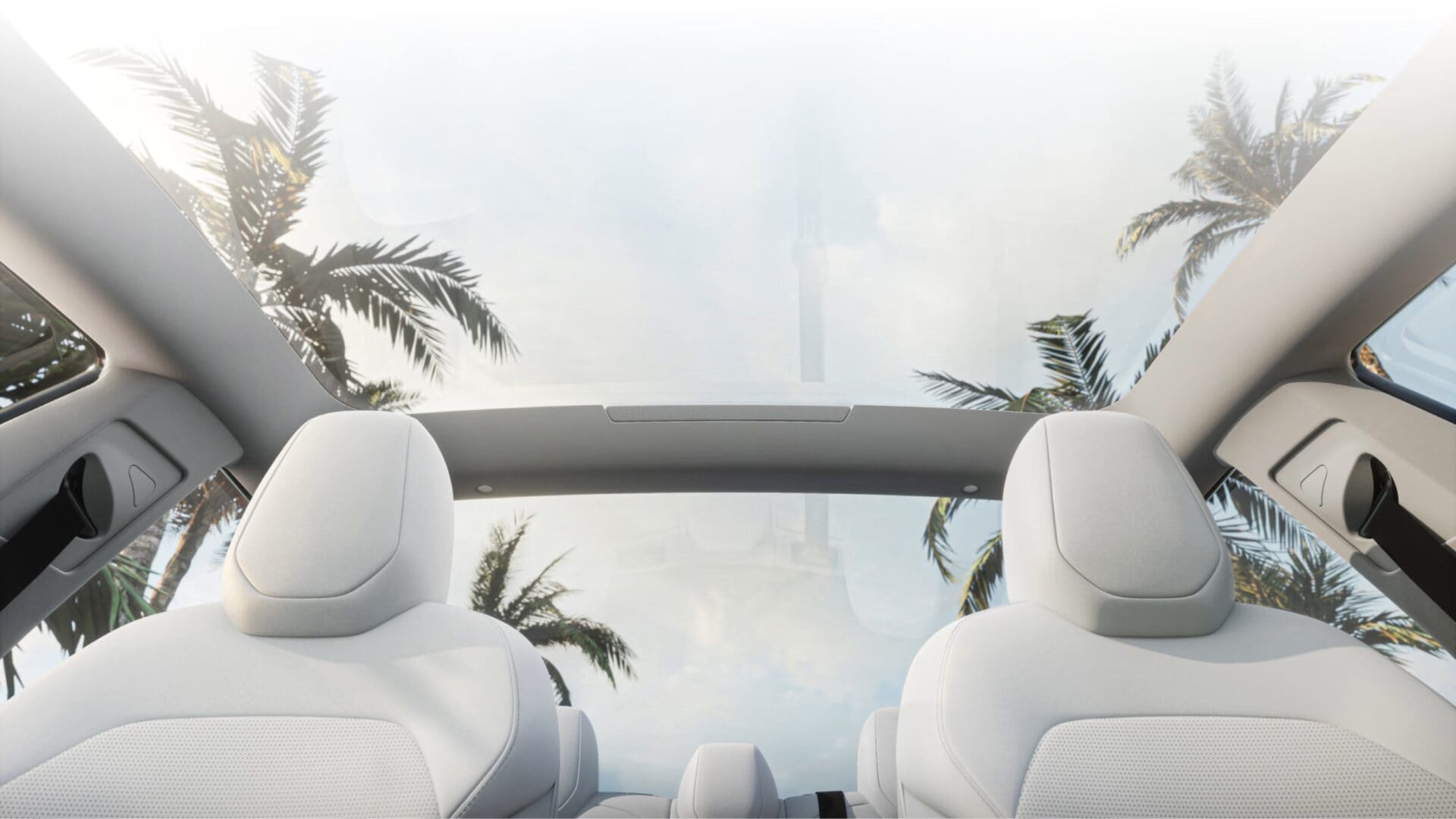 Tesla Model 3 cabin with its larger 16-inch central touchscreen