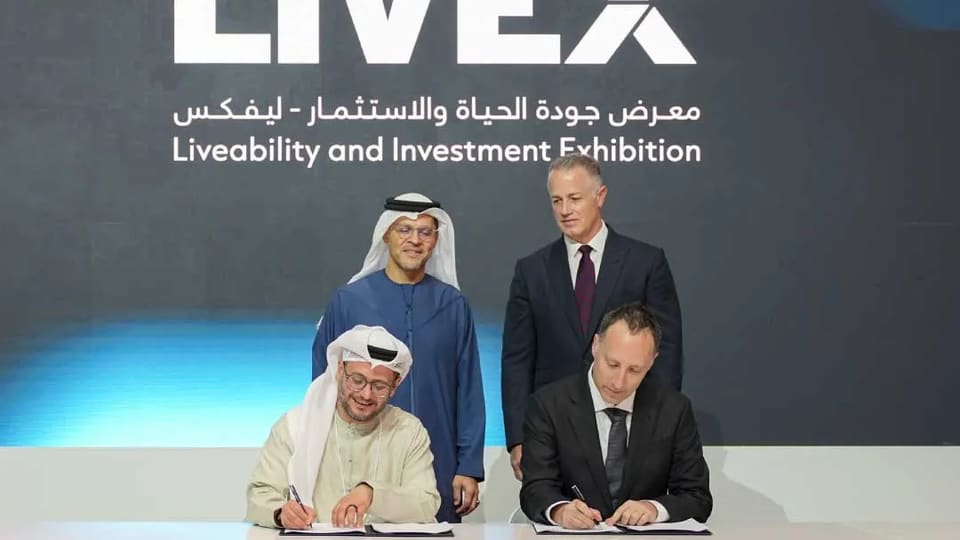 ADPIC and The Boring Company sign an agreement at LIVEX in Abu Dhabi