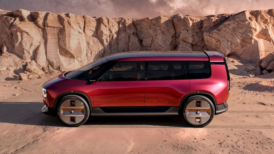 Renault E-Space Concept electric minivan at the Paris Motor Show